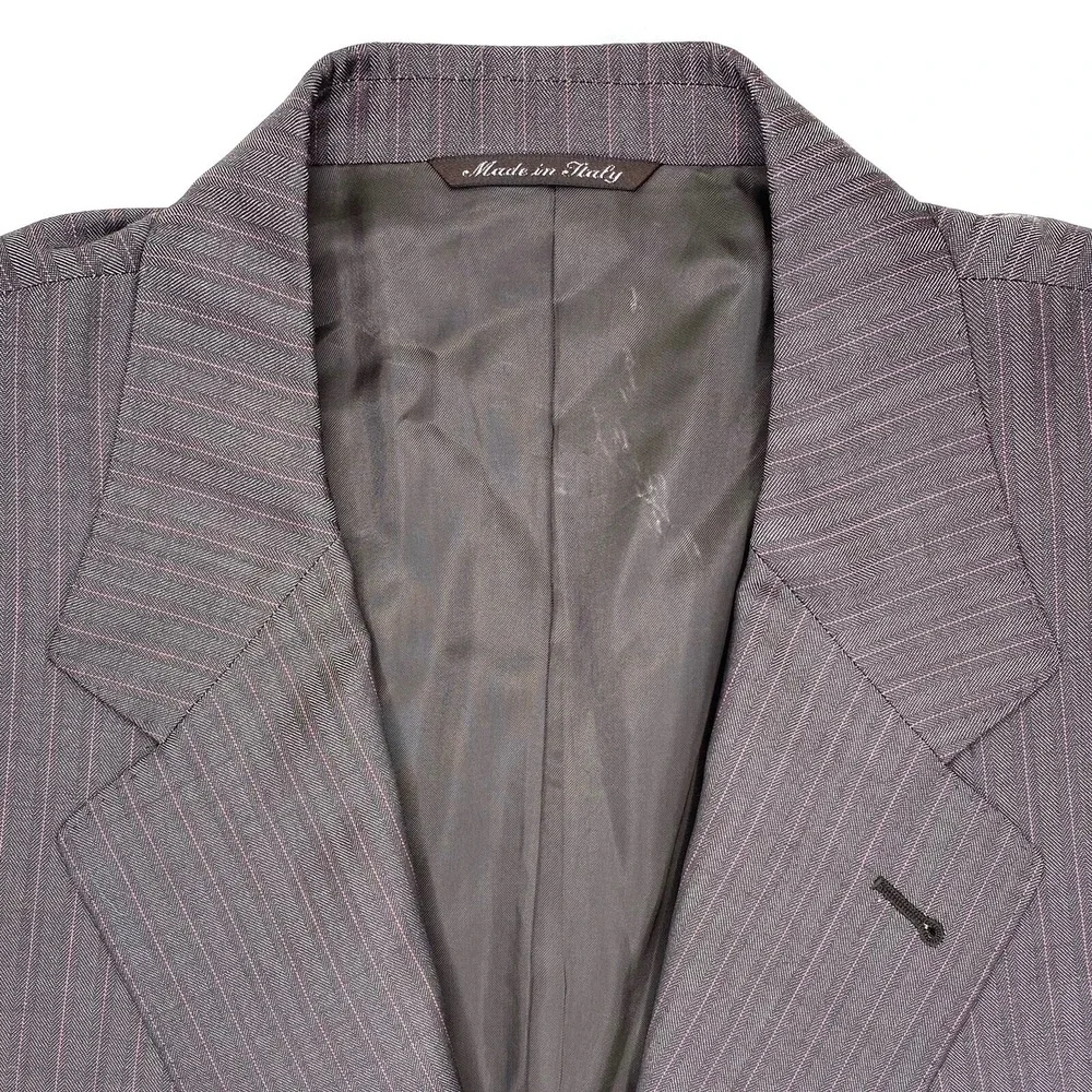 Canali Proposta Men's Pura Lana Woolmark Blazer Italy Wool Sport Coat US 46 Gray